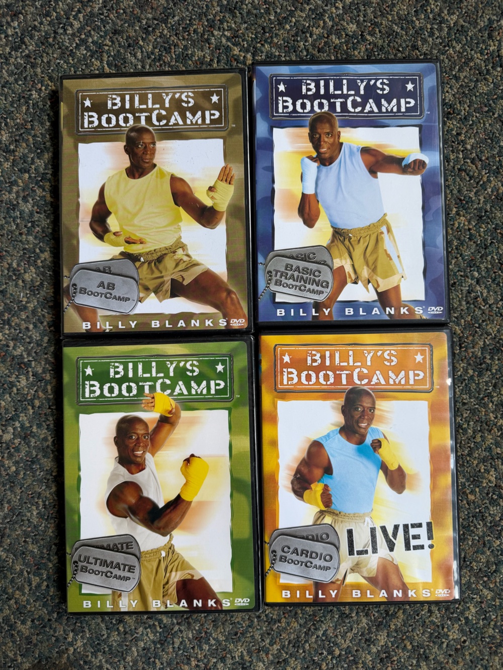 Billy’s Boot Camp Workout DVD’s